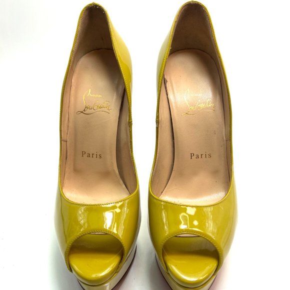 🌷❤️‍🔥SPRING SALE 🔥 FINAL PRICE🌷Christian Louboutin Lady Peep 150 Heels 37.5 - Picture 2 of 9